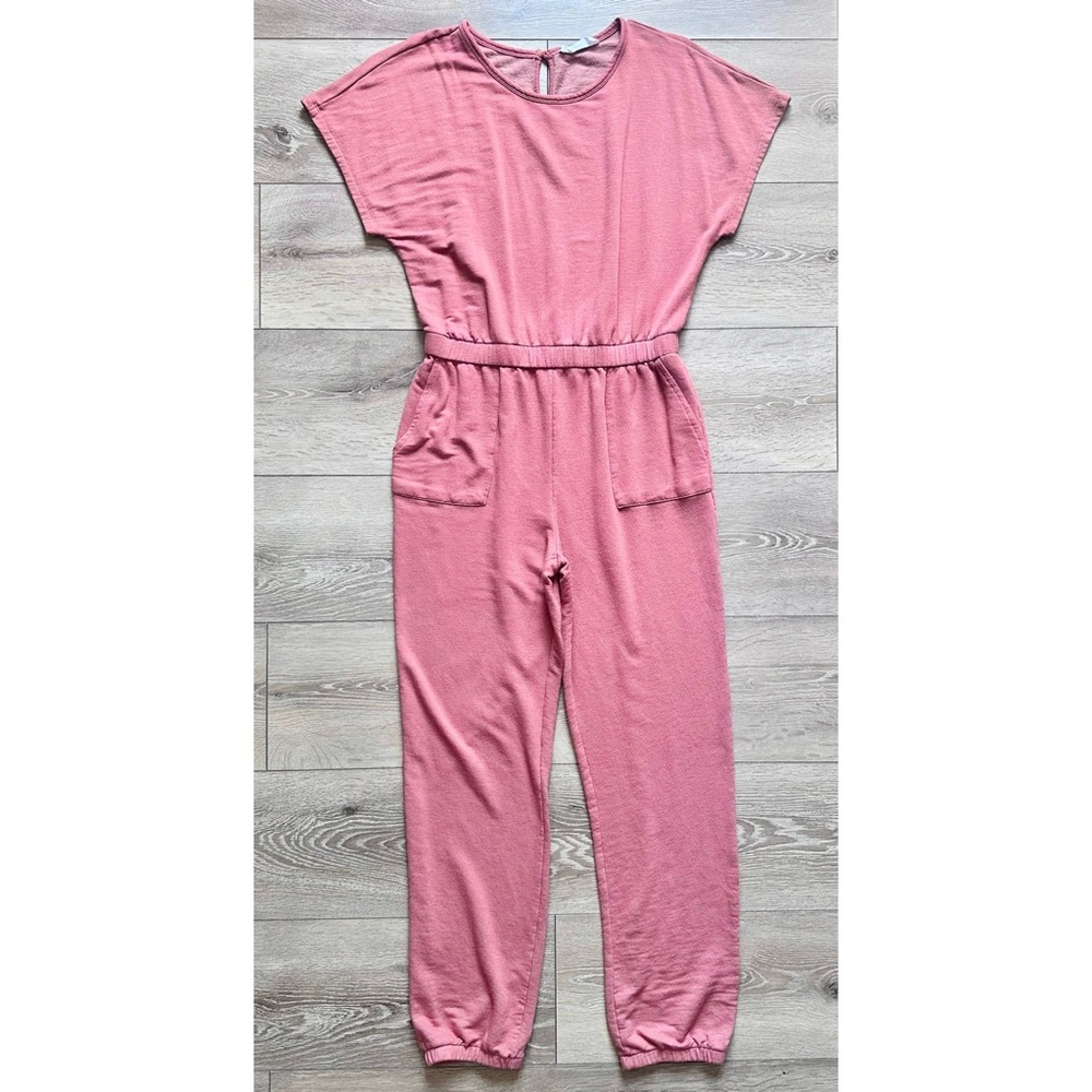 Double Zero Dolman Short Sleeve Jogger Jumpsuit